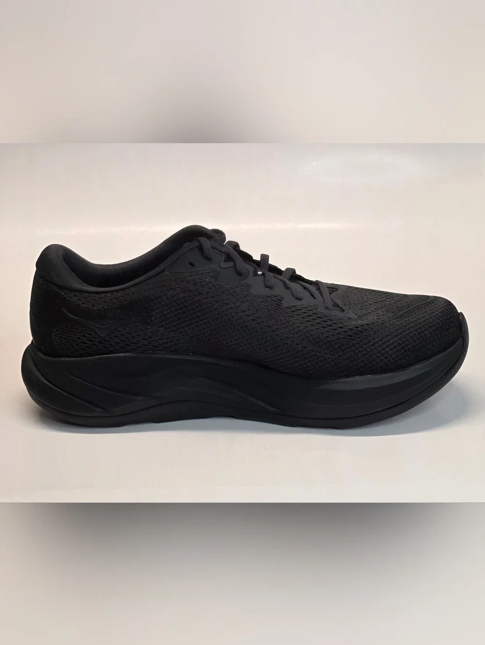 New  HOKA One One Rincon 4 Sneakers Shoes Triple Black  Running Men's Size 11.5D